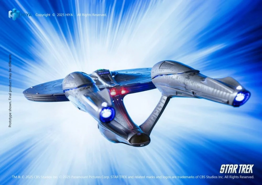 Star Trek 2009 U.S.S. Enterprise NCC-1701 15" ReplicaArt Series with Lights - Click Image to Close