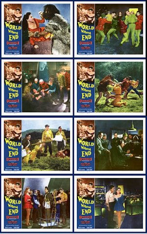 World Without End 1956 Lobby Card Set (11 X 14)