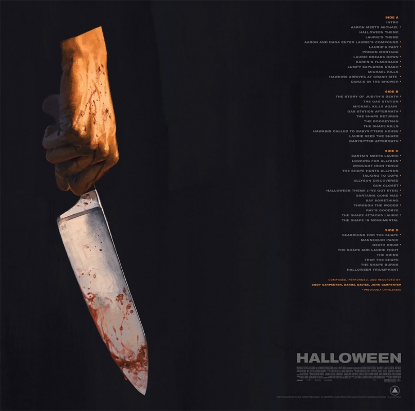 Halloween 2018 Soundtrack LP 2 Disc Set John Carpenter - Click Image to Close