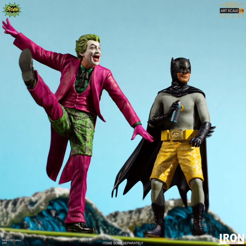 Batman 1966 Surfin' Joker 1/10 Scale Deluxe Statue - Click Image to Close