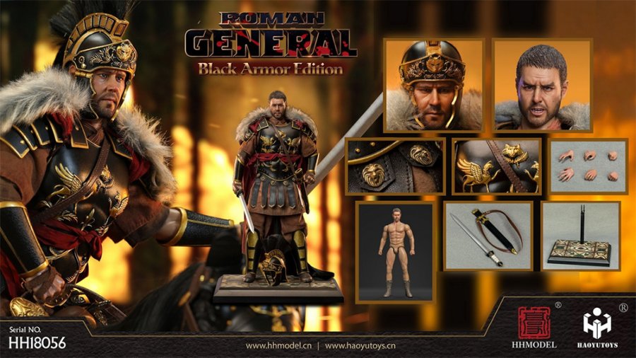 Imperial Legion Imperial General 1/6 Scale Figure Black Gold - Click Image to Close