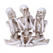 Skeletons Hear, See, Speak No Evil Statue