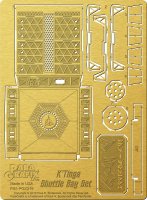 Star Trek The Motion Picture Klingon K'T'inga Battlecruiser 1/350 Scale Shuttle Bay Photoetch Set for Polar Lights Model Kit Ktinga