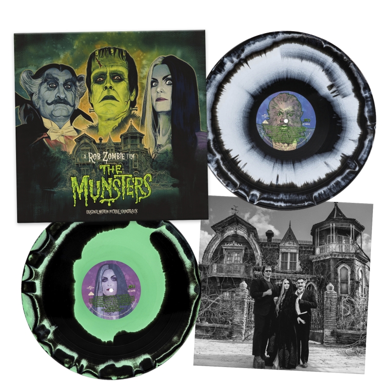 Munsters 2022 2 LP Colored Vinyl Soundtrack Rob Zombie - Click Image to Close