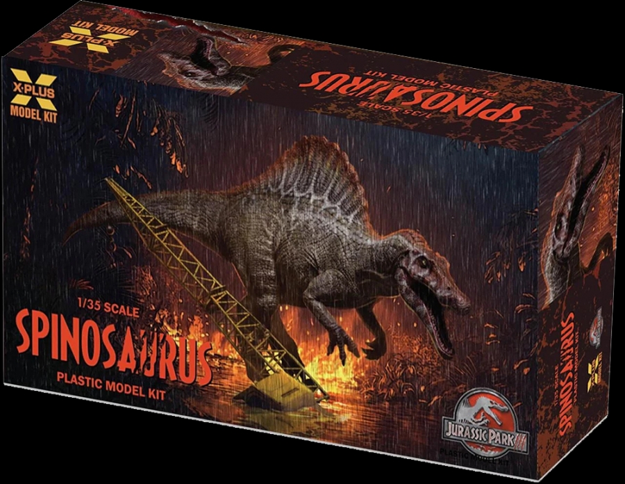 Jurassic Park Spinosaurus 1/35 Model Kit By X-Plus - Click Image to Close