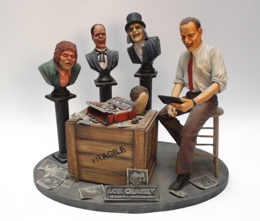 Lon Chaney Man Of A Thousand Faces Finished Janus Model - Click Image to Close