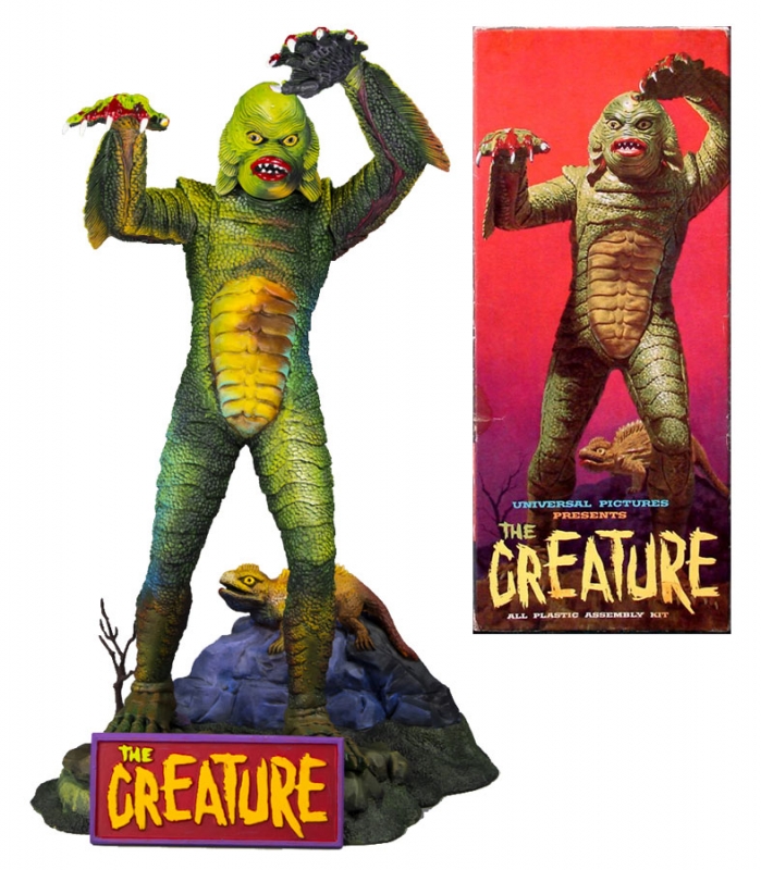 Creature From The Black Lagoon Aurora Box Art Tribute Model Kit #10 by Jeff Yagher - Click Image to Close