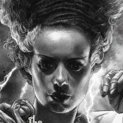Bride of Frankenstein (Silver Screen) Movie Poster LIMITED TO 150 PIECES