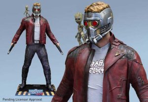 Guardians of the Galaxy Vol 2 Starlord & Baby Groot Life-Size Statue Display