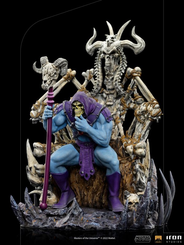 Masters of the Universe Skeletor on Throne 1/10 Scale Statue - Click Image to Close
