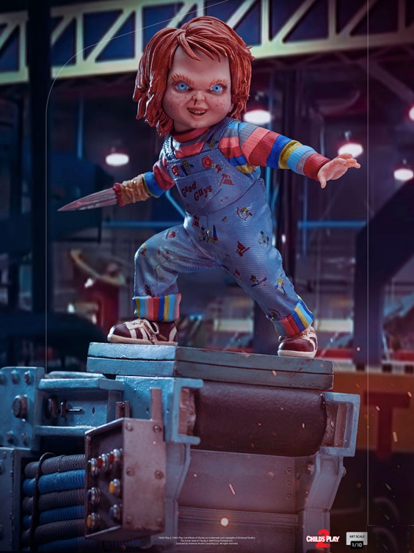 Child's Play II Chucky 1/10 Scale Statue by Iron Studios - Click Image to Close