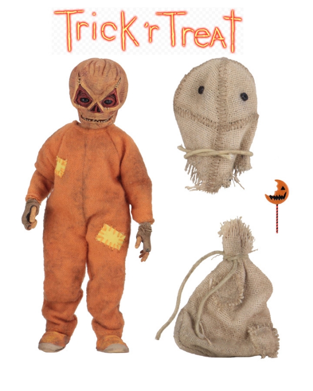 Trick 'r Treat Sam 8-Inch Scale Clothed Action Figure by Neca - Click Image to Close