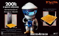 2001: A Space Odyssey Defo-Real 2.0 Silver Astronaut with Monolith and Starchild 6" Figure by Star Ace