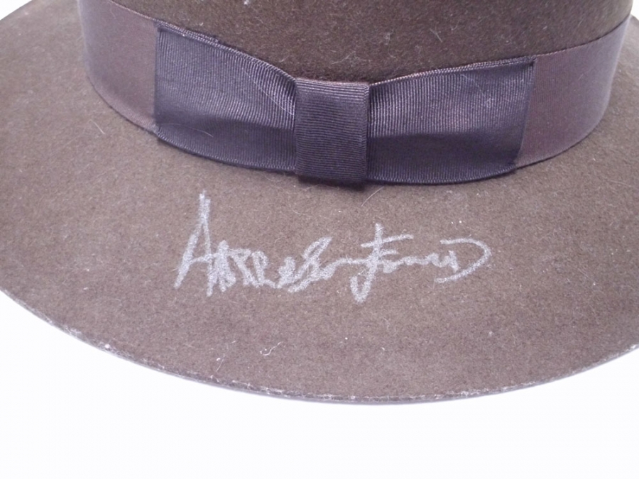 Indiana Jones Harrison Ford Autographed Hat - Click Image to Close