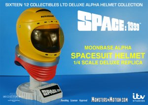 Space: 1999 LTD Bergman Alpha Moonbase Space Helmet 1/4 Scale Deluxe Replica