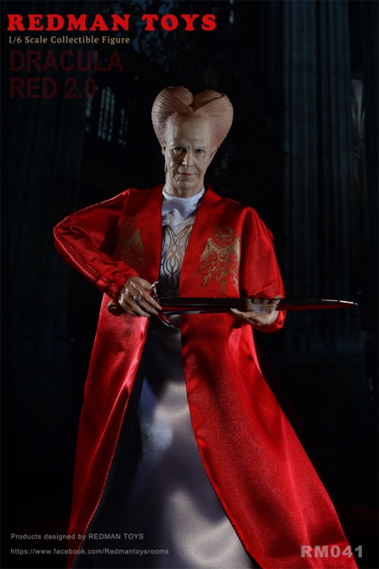 Dracula Red 2.0 1/6 Scale Figure by Redman Toys - Click Image to Close