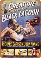 Creature From The Black Lagoon 1954 Movie Poster Metal Sign 9" x 12"