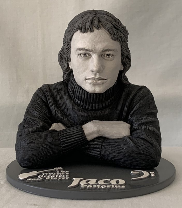 Jaco Pastorius World's Greatest Bass Player 1/5 Scale Bust - Click Image to Close