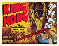 King Kong 1942 Style "A" Half Sheet Poster Reproduction