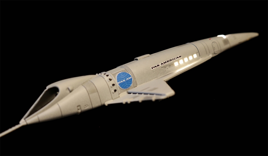 2001: A Space Odyssey Space Clipper Orion 1/350 Scale Light Kit for Moebius - Click Image to Close