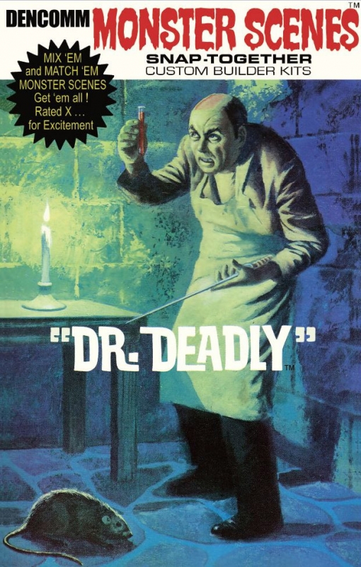 Monster Scenes Dr. Deadly Model Kit 55th Anniversary Limited Edition Re-issue #631 - Click Image to Close
