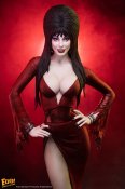 Elvira Mistress of the Dark 1/4 Scale Maquette Statue (Red Glitter Dress Version)