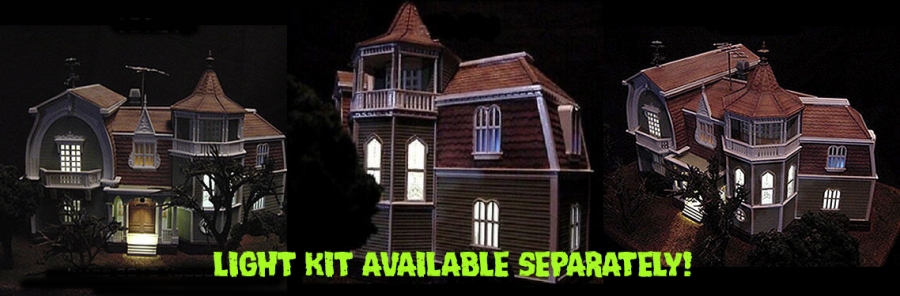 Munsters 1313 Mockingbird Lane House Injected Plastic Model Kit - Click Image to Close