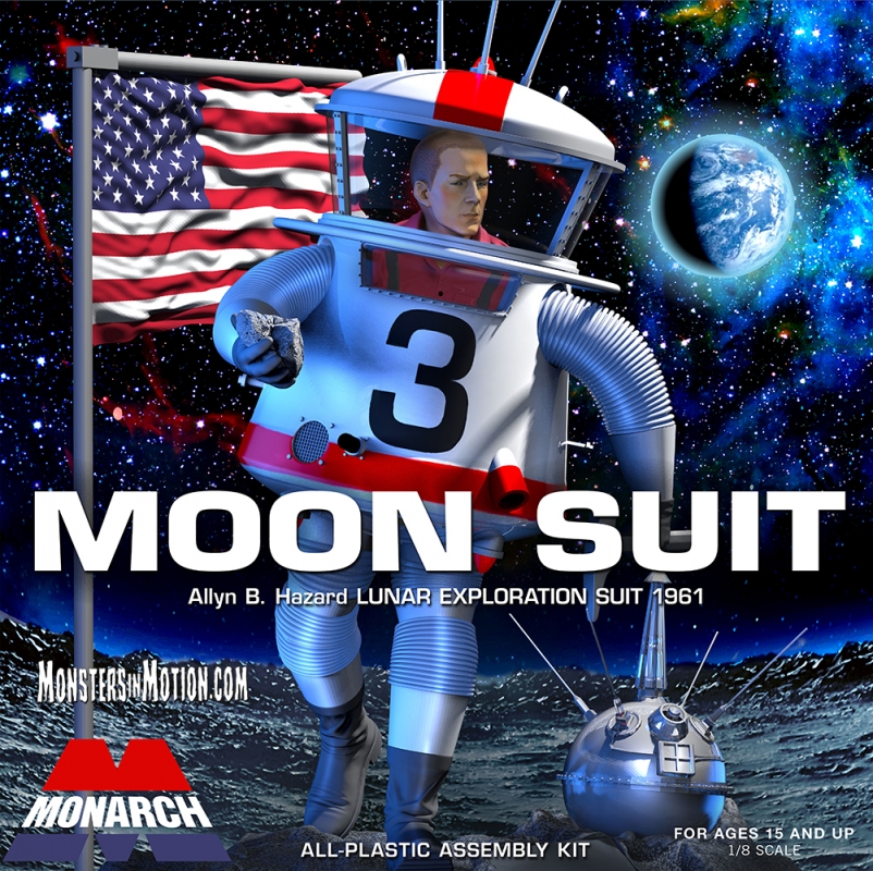 Moon Suit MK-1 Lunar Exploration Model Kit By Monarch - Click Image to Close