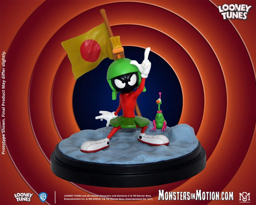 Looney Tunes Marvin The Martian 1/6 Scale Collectible Statue - Click Image to Close