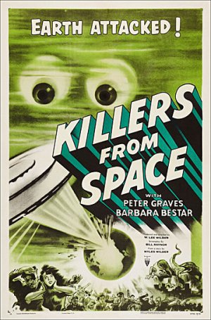 Killers From Space 1954 One Sheet Poster Reproduction