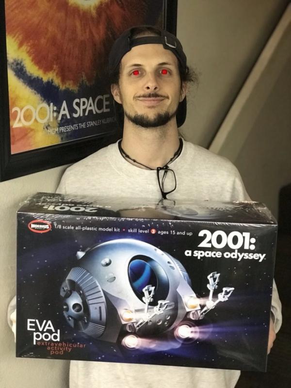 2001: A Space Odyssey EVA Pod 1/8 Scale Model Kit Moebius - Click Image to Close