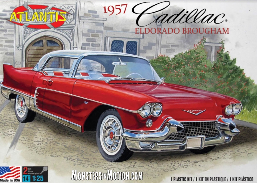 Cadillac Eldorado Brougham 1957 1/25 Scale Revell Re-Issue Model Kit by Atlantis - Click Image to Close