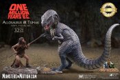 One Million Years B.C. Allosaurus & Tumak Diorama Statue Set Ray Harryhausen