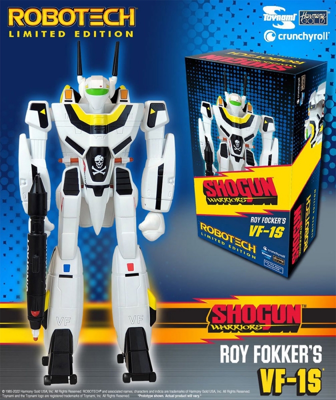 Robotech Giant Shogun Warriors Roy Fokker's VF-1S Limited Edition 24-Inch Retro Action Figure - Click Image to Close