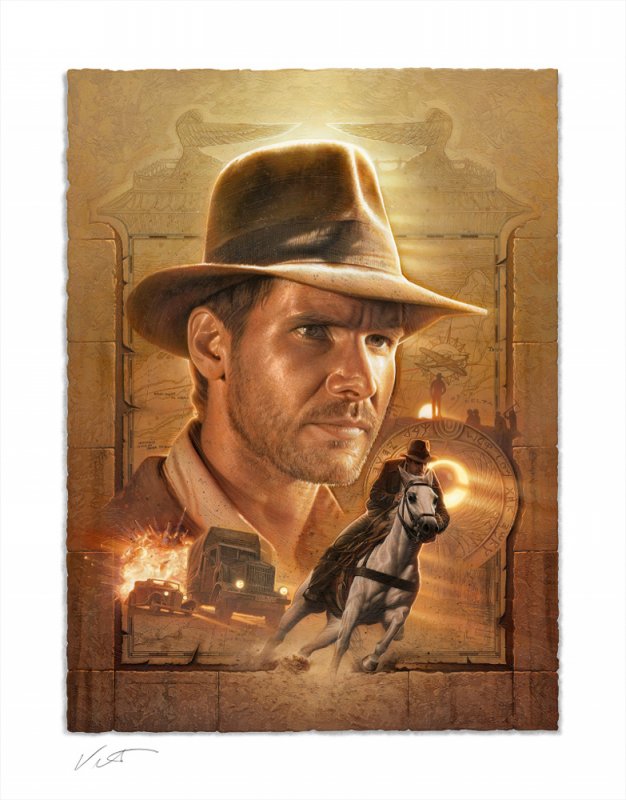 Indiana Jones: Pursuit of the Ark Fine Art Print - Click Image to Close