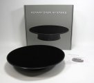 Rotary Display Stand 12" Black Flocked/Felt Top 2 Speed