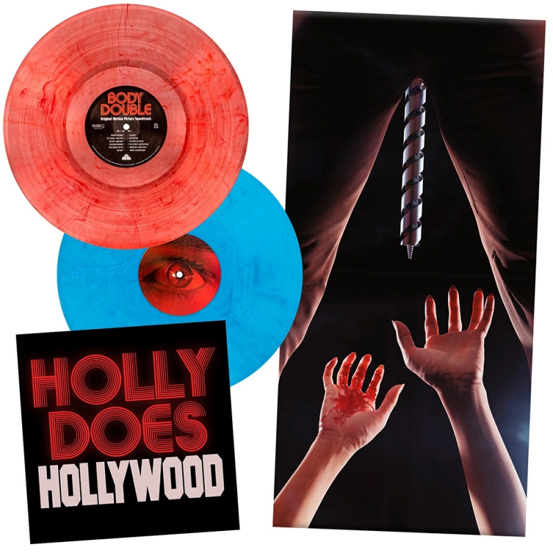 Body Double 1984 Soundtrack Vinyl LP 2 Disc Set Pino Donaggio - Click Image to Close