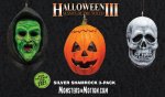 Halloween III Season of the Witch Silver Shamrock Holiday Horrors Ornament Set of 3