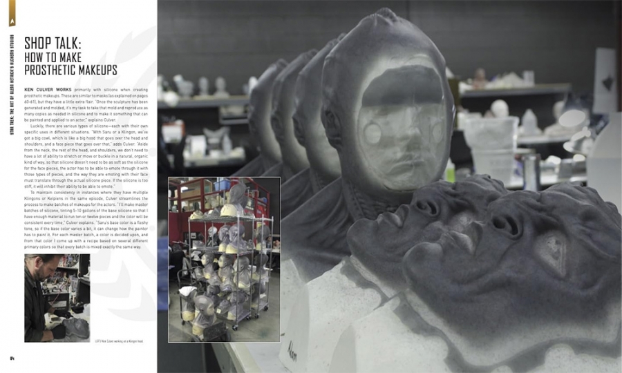 Star Trek: The Art of Glenn Hetrick's Alchemy Studios Hardcover Book Face Off - Click Image to Close