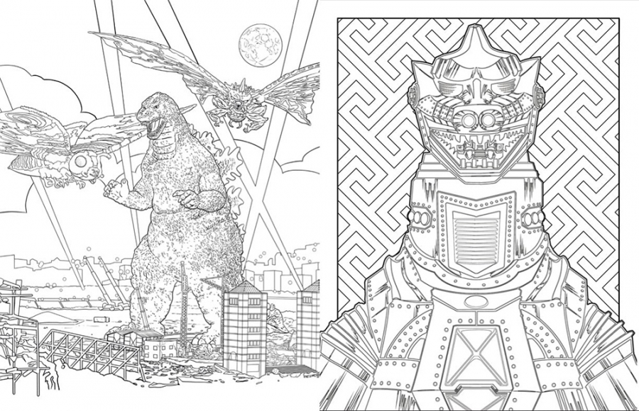 Godzilla: The Official Coloring Book - Click Image to Close