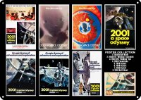 2001: A Space Odyssey Poster Collection 1968 Movie 10" x 14" Metal Sign (CLEAN VERSION)