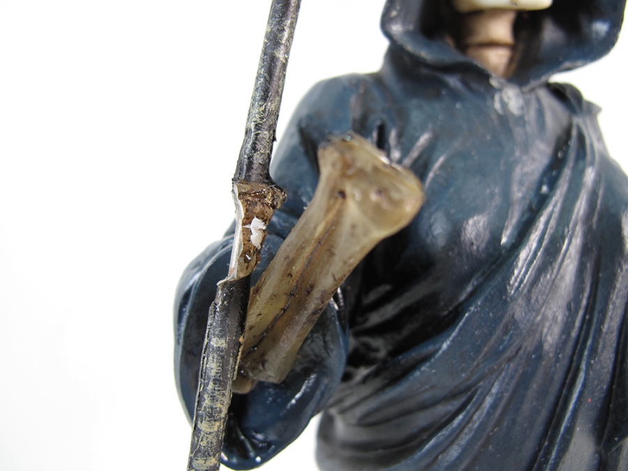 Statue of Liberty Grim Reaper Cold Cast Resin Statue DAMAGED - Click Image to Close