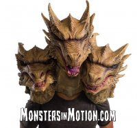 Godzilla 2019 King of the Monsters King Ghidorah Deluxe Latex Mask