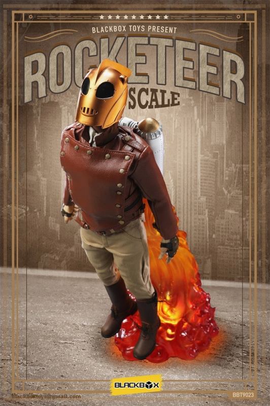 Rocketeer Flying 1/6 Scale Figure by BlackBox - Click Image to Close