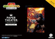 Godzilla 2001 GMK Wooden Paper Theater Display Model Kit Godzilla, Mothra and King Ghidorah Giant Monsters All-out Attack