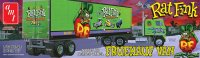 Rat Fink Fruehauf Beaded Van Trailer Hauler 1/25 Scale Model Kit by AMT Ed Roth