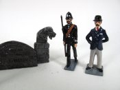 Sherlock Holmes Hound of the Baskervilles Metal Figure Set