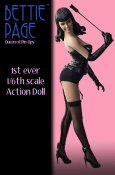 Bettie Page Queen of Pinups 1/6 Scale Action Doll Betty Page