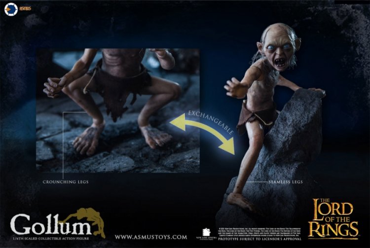 Quarter Scale Gollum & Smeagol Figures