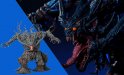 Godzilla Comics Titanus Amhuluk Statue